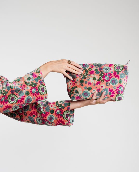 Les Touristes Kulturbeutel Samt Air122, Molly Coral