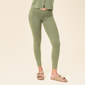 Living Crafts Damen Leggings Annedore lang, sage