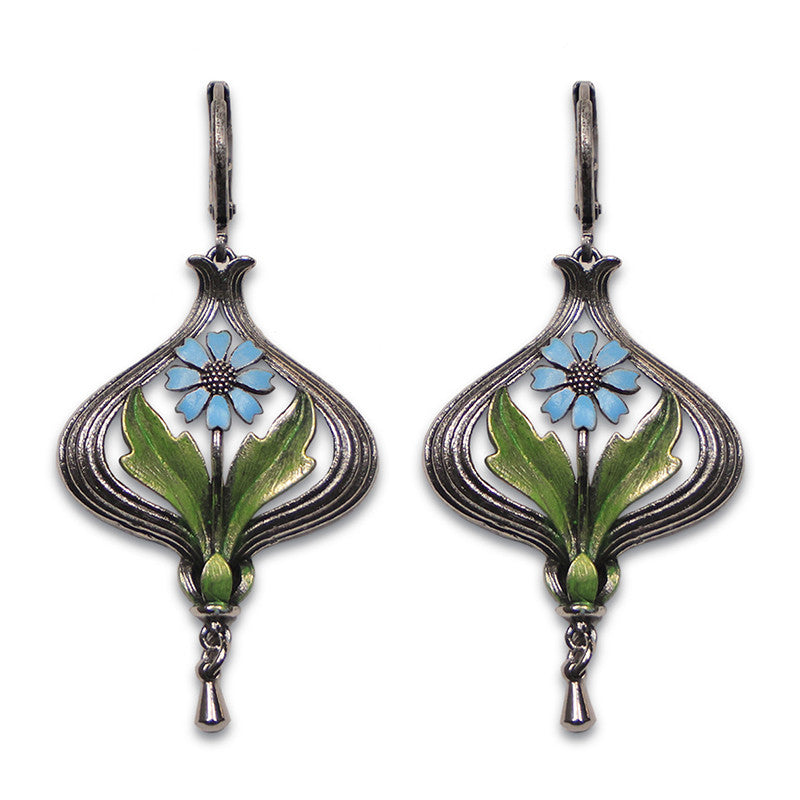 Urban Hippies Ohrringe Arabella L.Blue, Silver