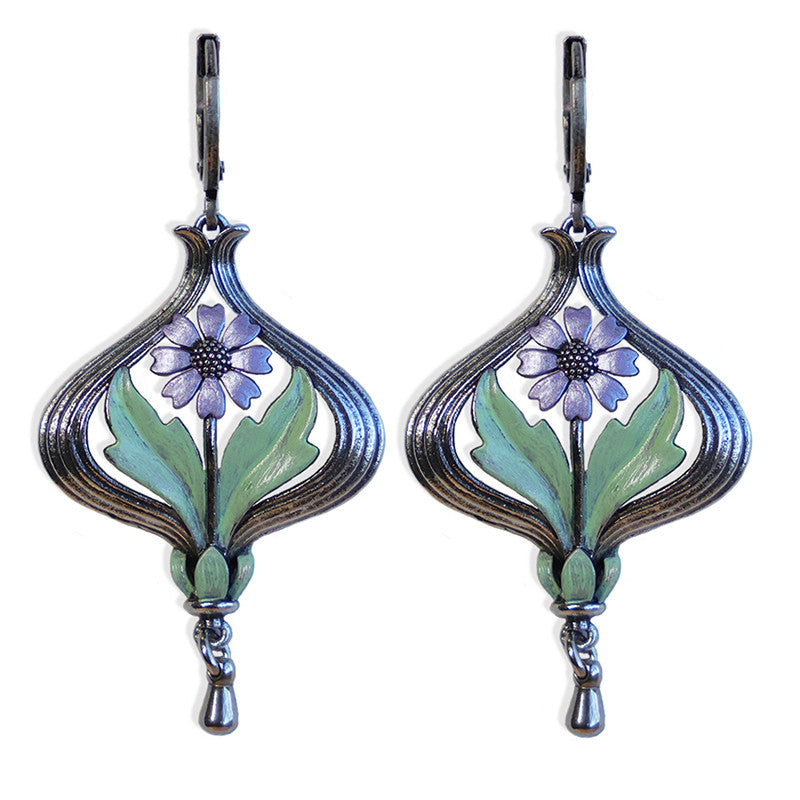 Urban Hippies Ohrringe Arabella Lilac, Silver