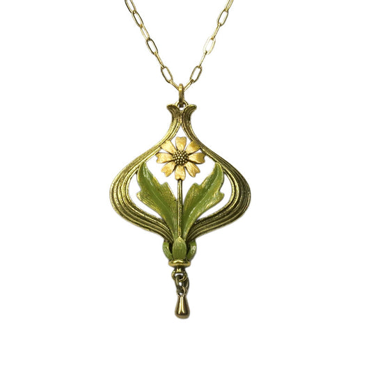 Urban Hippies Halskette Arabella Olive, Gold