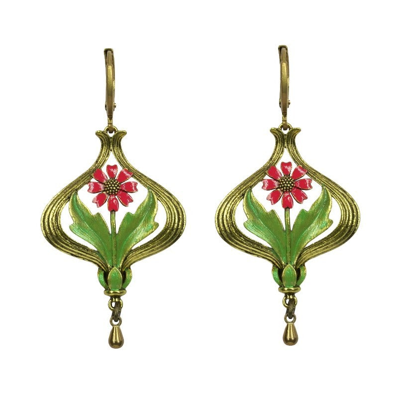 Urban Hippies Ohrringe Arabella Red, Gold