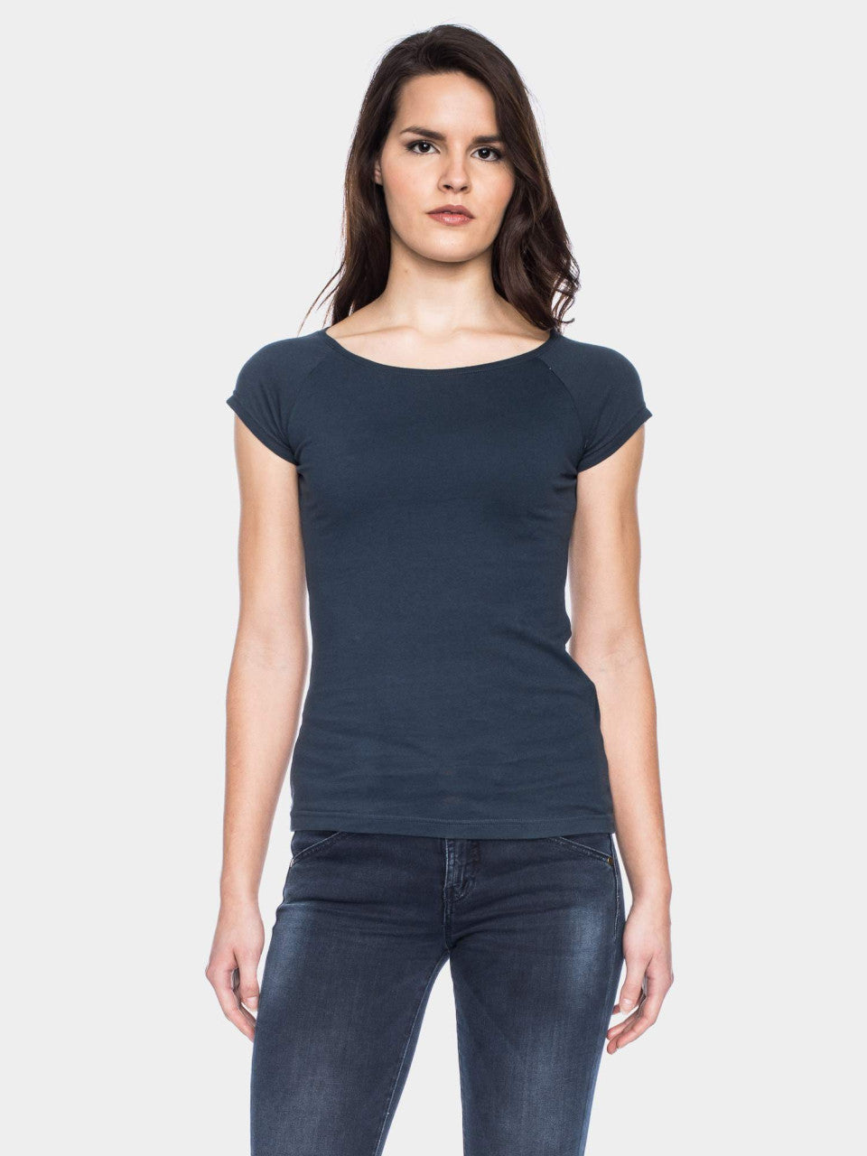 Ato Berlin T-Shirt Fini, Dunkelblau