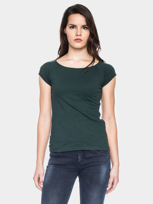 Ato Berlin T-Shirt Fini, Dunkelgrün