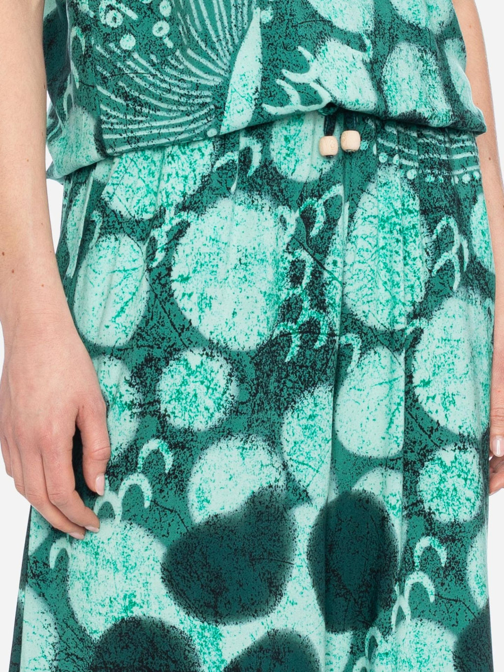 Ato Berlin - Sommerhose Linnea, Grün/Dunkelgrün