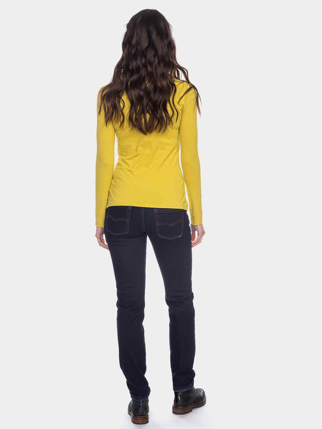 Ato Berlin Longsleeve Deborah, Gelbgrün