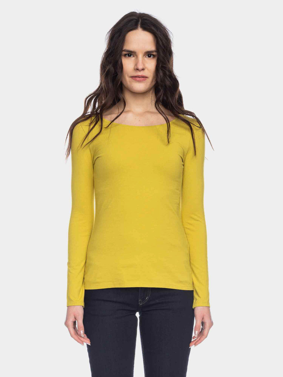 Ato Berlin Longsleeve Deborah, Gelbgrün