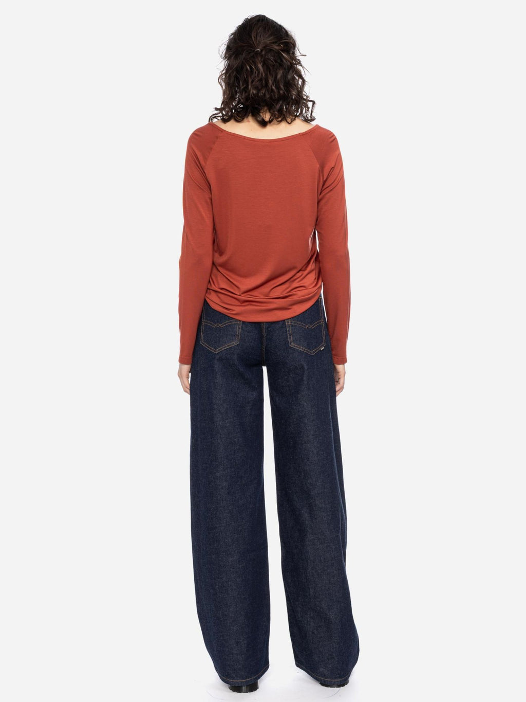 Ato Berlin Leichtes Longsleeve Mindy, Henna