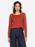 Ato Berlin Leichtes Longsleeve Mindy, Henna