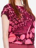 Ato Berlin Shirt Leo, Aubergine/Pink