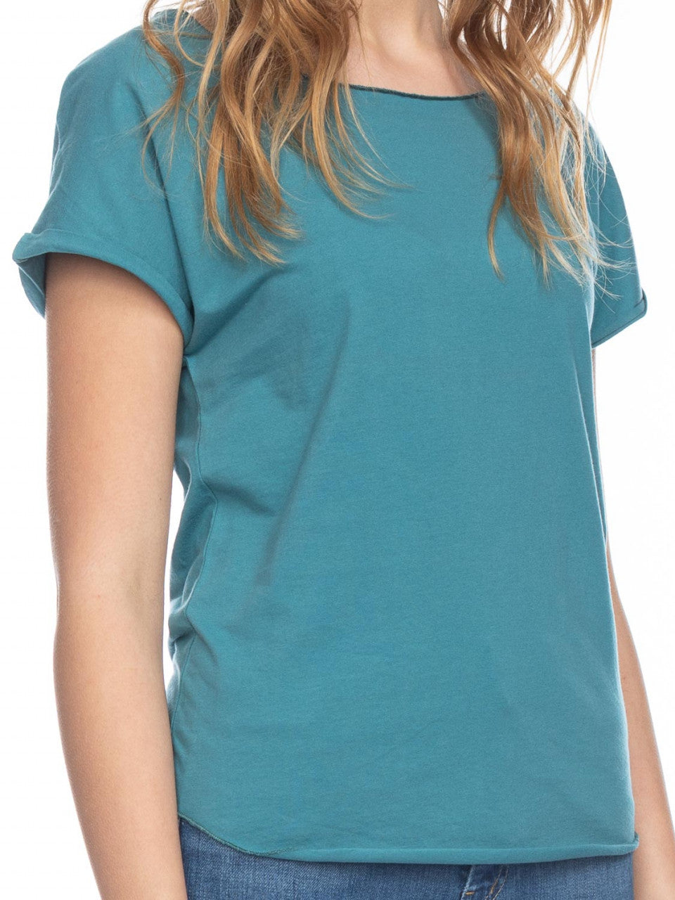 Ato Berlin Damen T-Shirt Cleo, Teal