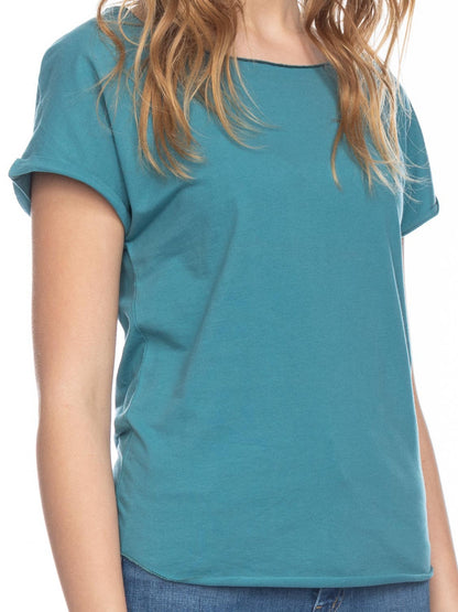 Ato Berlin Damen T-Shirt Cleo, Teal