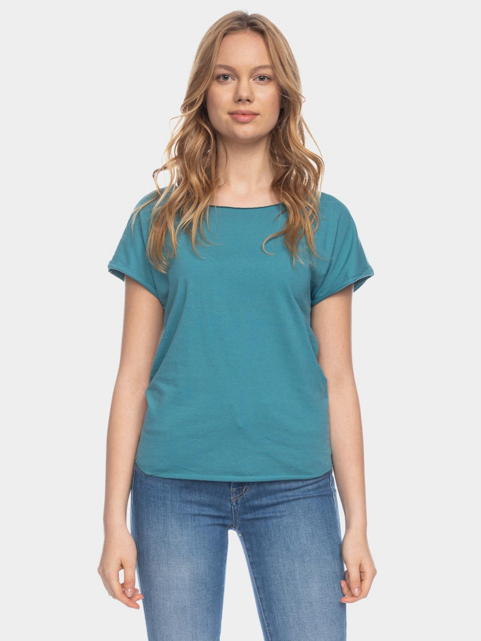 Ato Berlin Damen T-Shirt Cleo, Teal