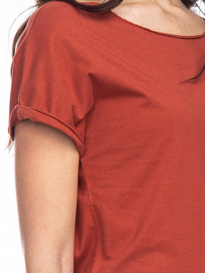 Ato Berlin Damen T-Shirt Cleo, Picant