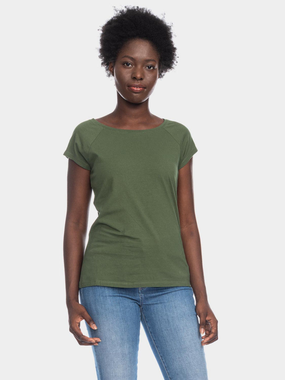 Ato Berlin T-Shirt Fini, Oliv