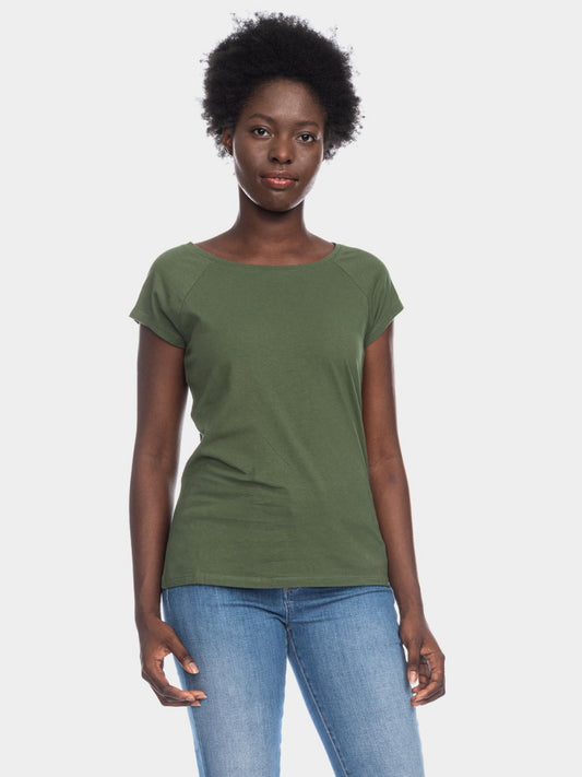 Ato Berlin T-Shirt Fini, Oliv