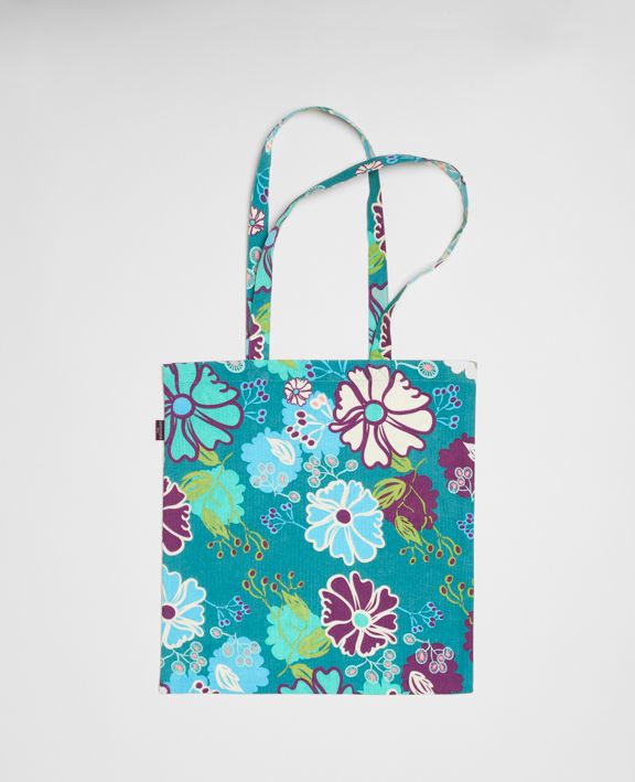 Les Touristes Tote Bag BAG018, Cosmos Teal