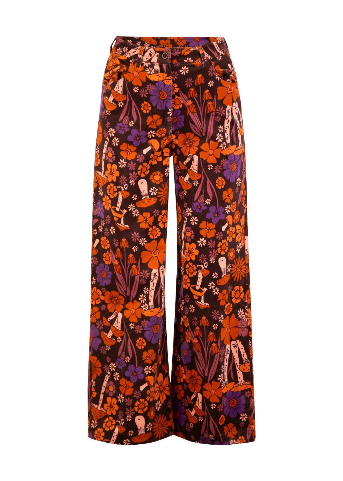 Blutsgeschwister High-Waist-Cordhose Marlotte, v. heirlooms