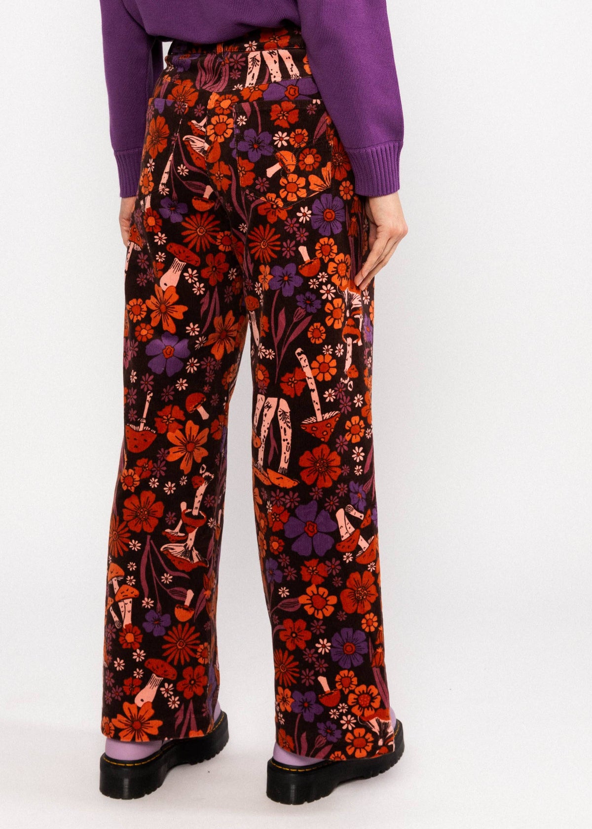 Blutsgeschwister High-Waist-Cordhose Marlotte, v. heirlooms