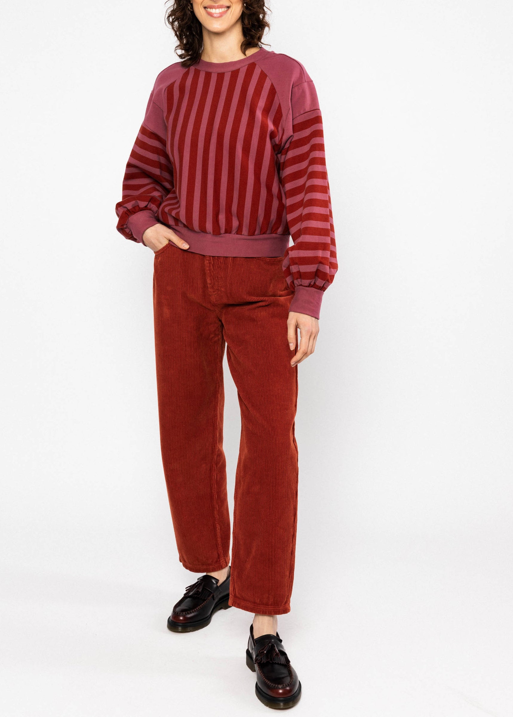 Blutsgeschwister Sweatshirt Jacky Rwin, giddy up stripe