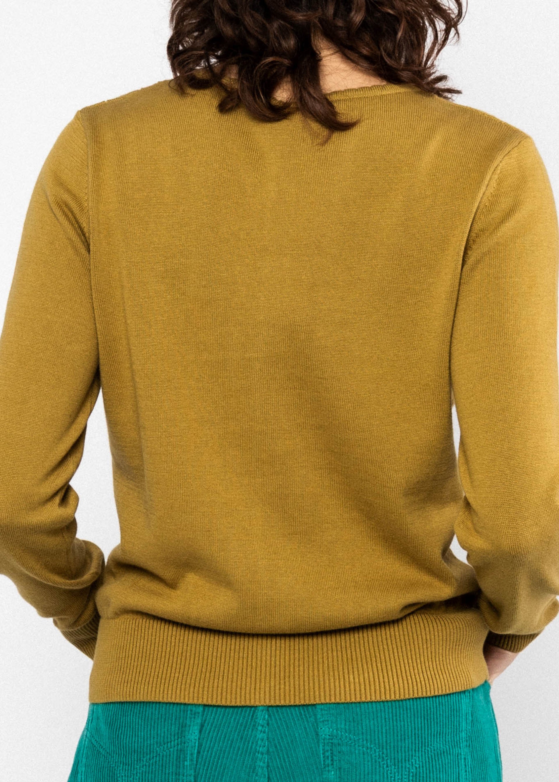 Blutsgeschwister Cardigan Save the Brave, folk. l. yellow