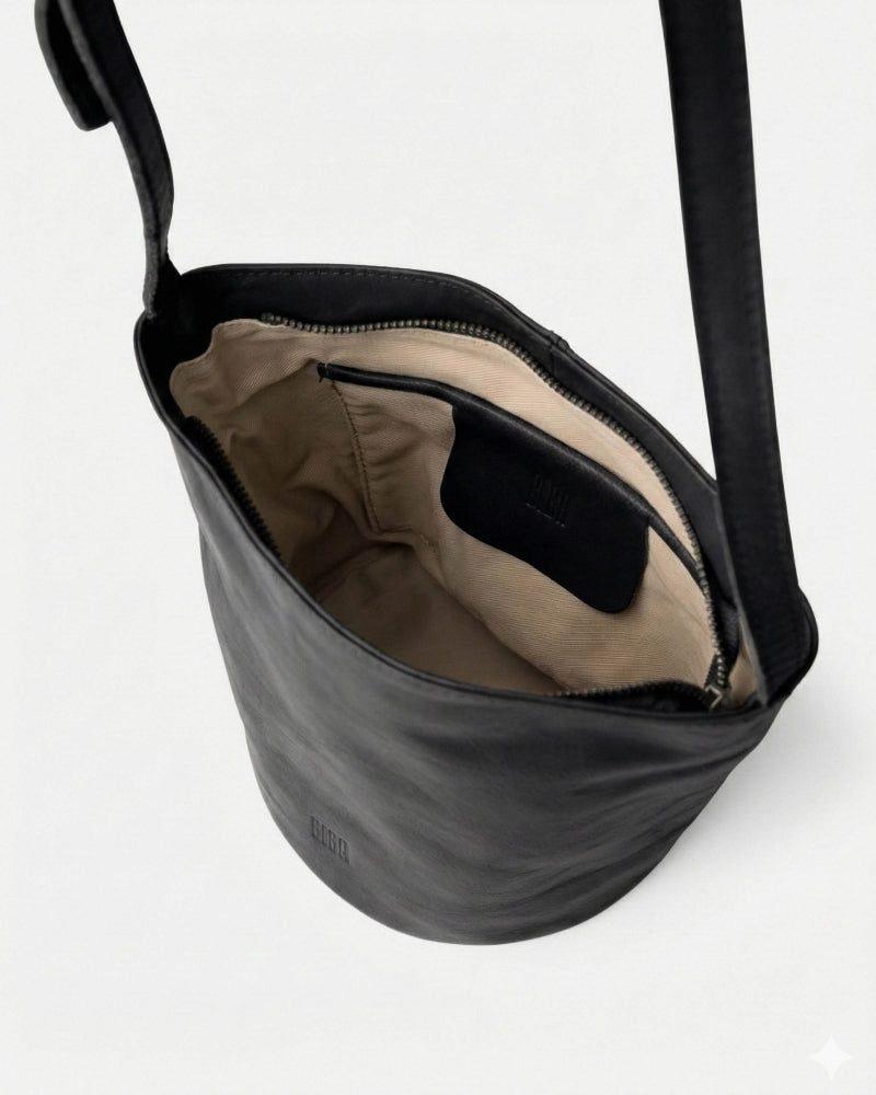 Biba Ledertasche Chester (CEF1L), Black