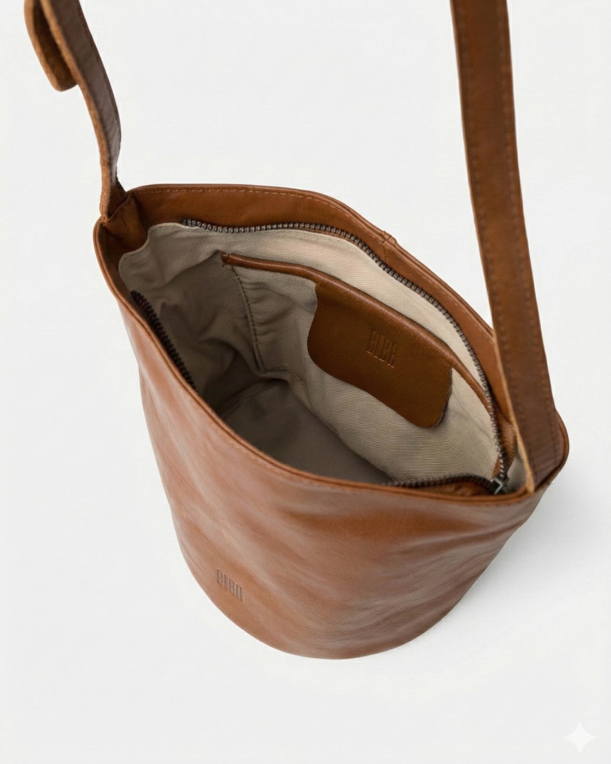 Biba Ledertasche Chester (CEF1L), Tan