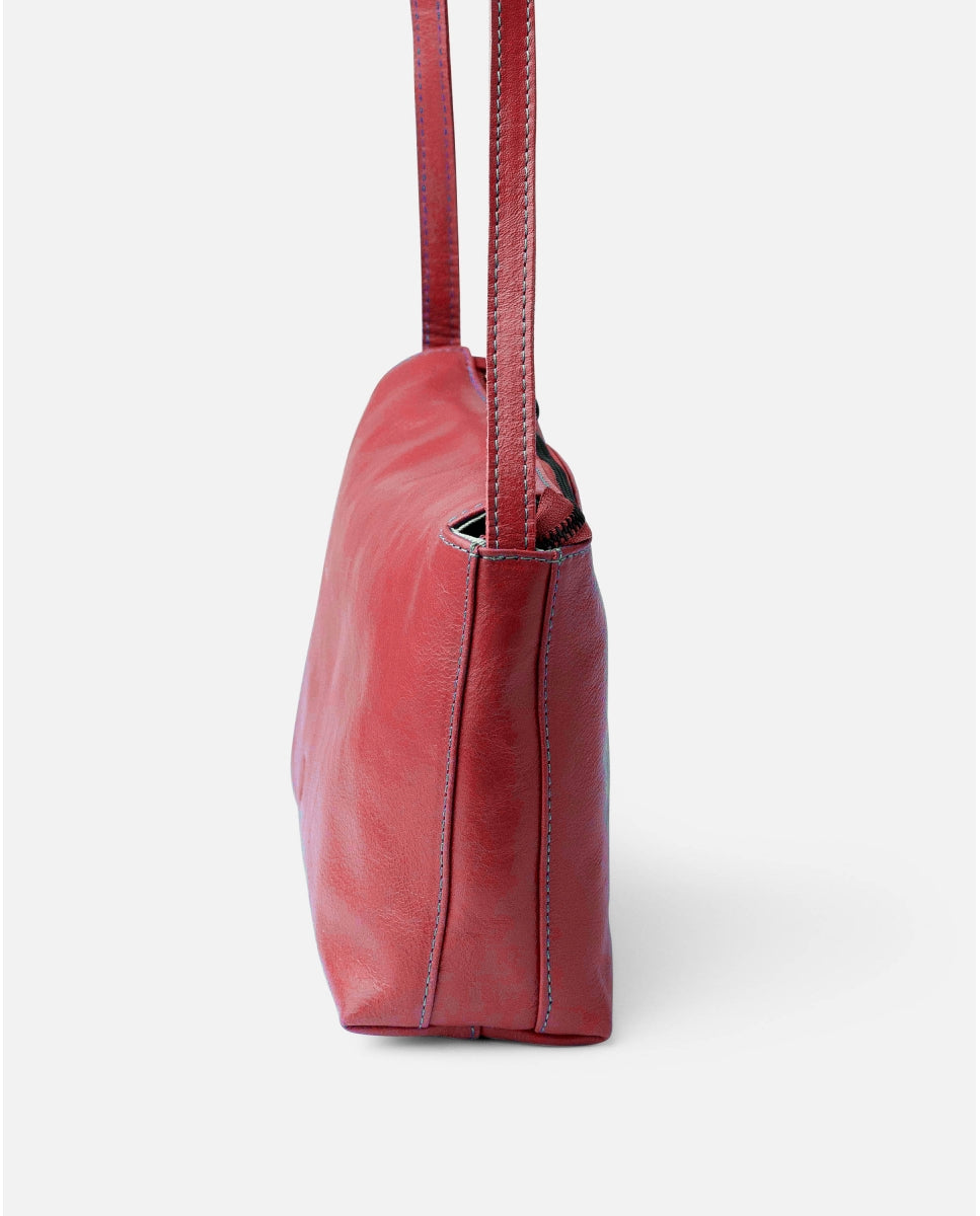 Biba Ledertasche Chester (CEF5L), Fuchsia
