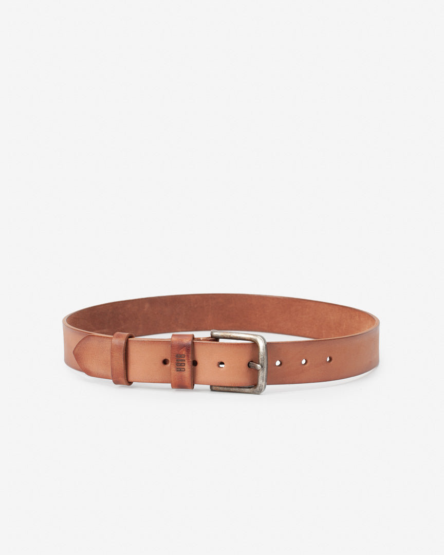 Biba Ledergürtel Platte (PLA1A), Tan