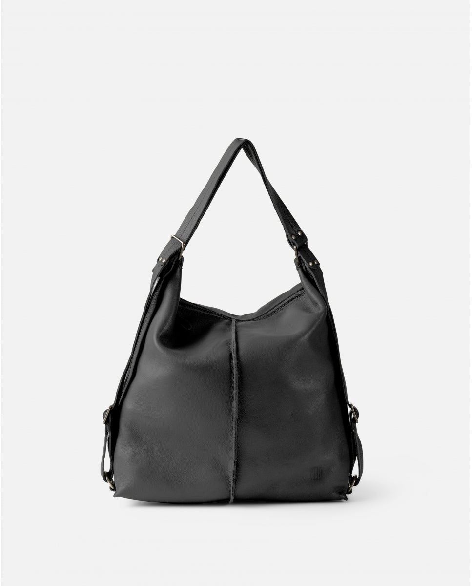 Biba Ledertasche/-rucksack New Sylva, Black