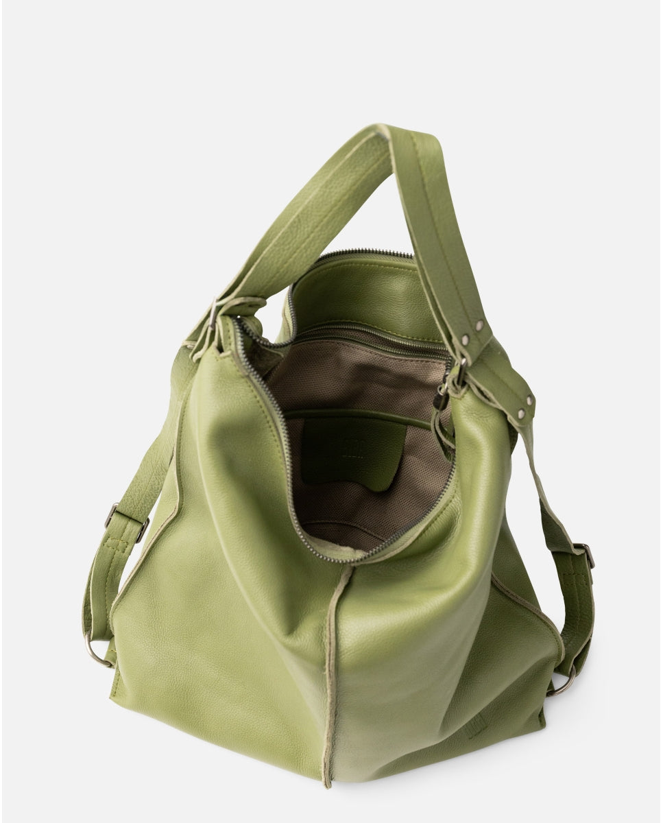 Biba Ledertasche/-rucksack New Sylva, Light Green