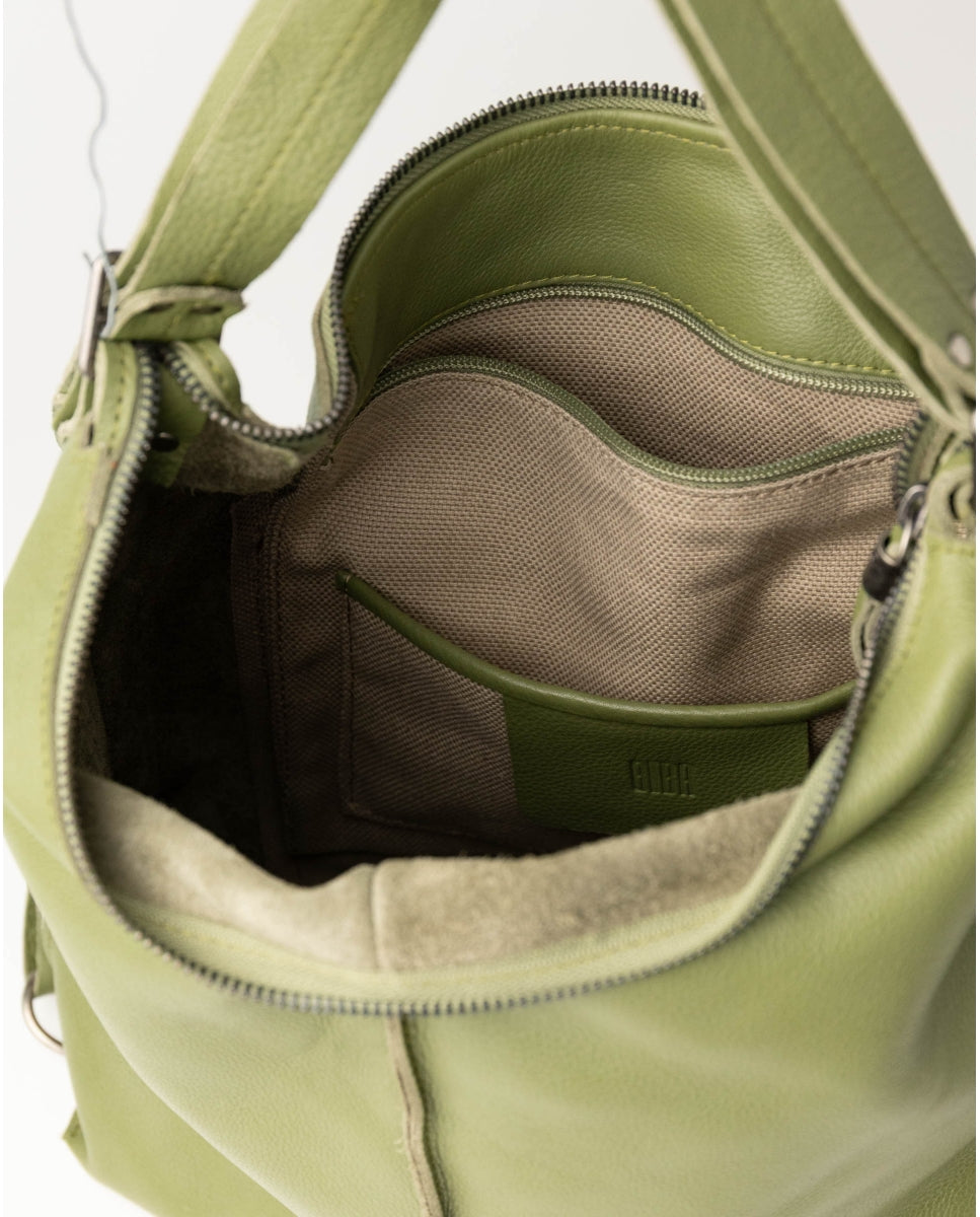 Biba Ledertasche/-rucksack New Sylva, Light Green