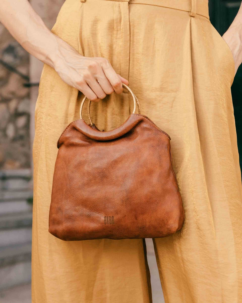 Biba Ledertasche Rox, Tan