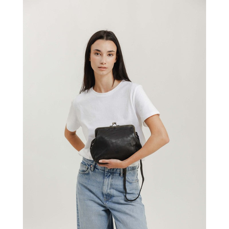 Biba Ledertasche Boston (BT22), Black