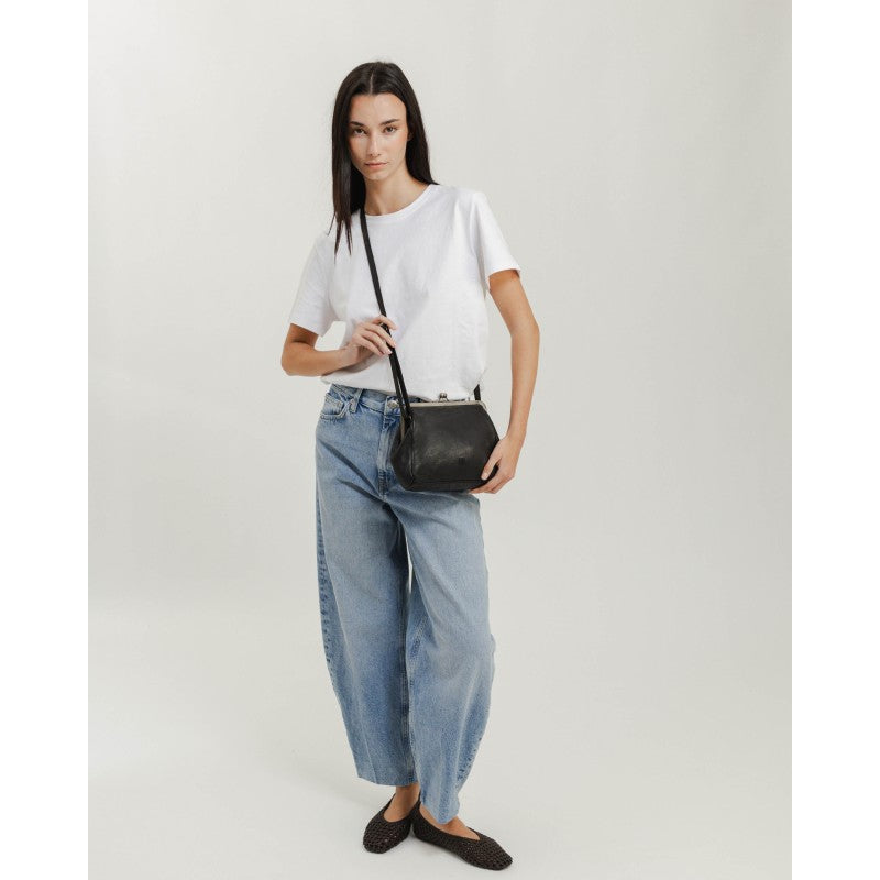 Biba Ledertasche Boston (BT22), Black