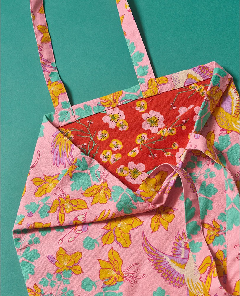 Les Touristes Big Tote Bag, Ancholia Pink