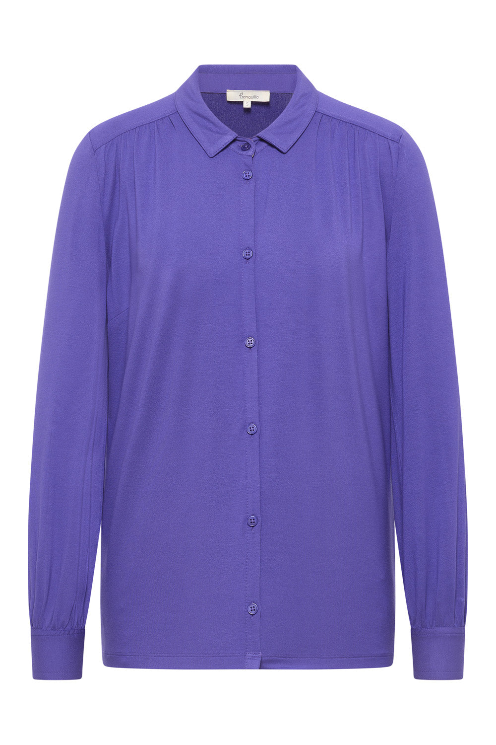 Tranquillo Ecovero-Bluse, Grape