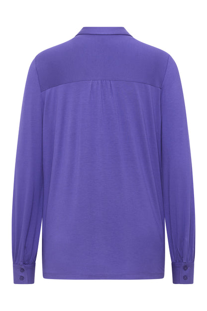 Tranquillo Ecovero-Bluse, Grape