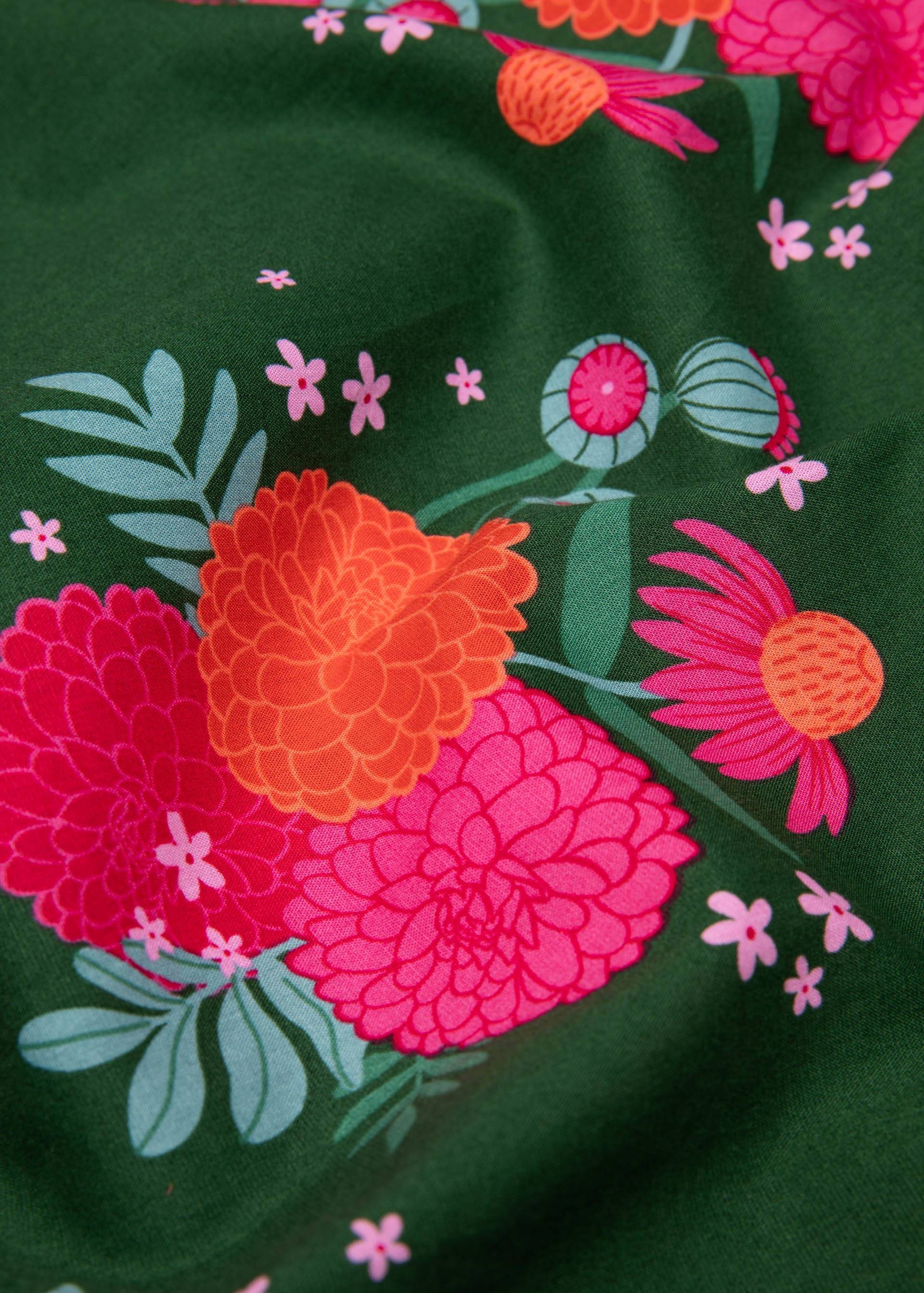 Blutsgeschwister Bluse Que sera sera, blooming soft flowers