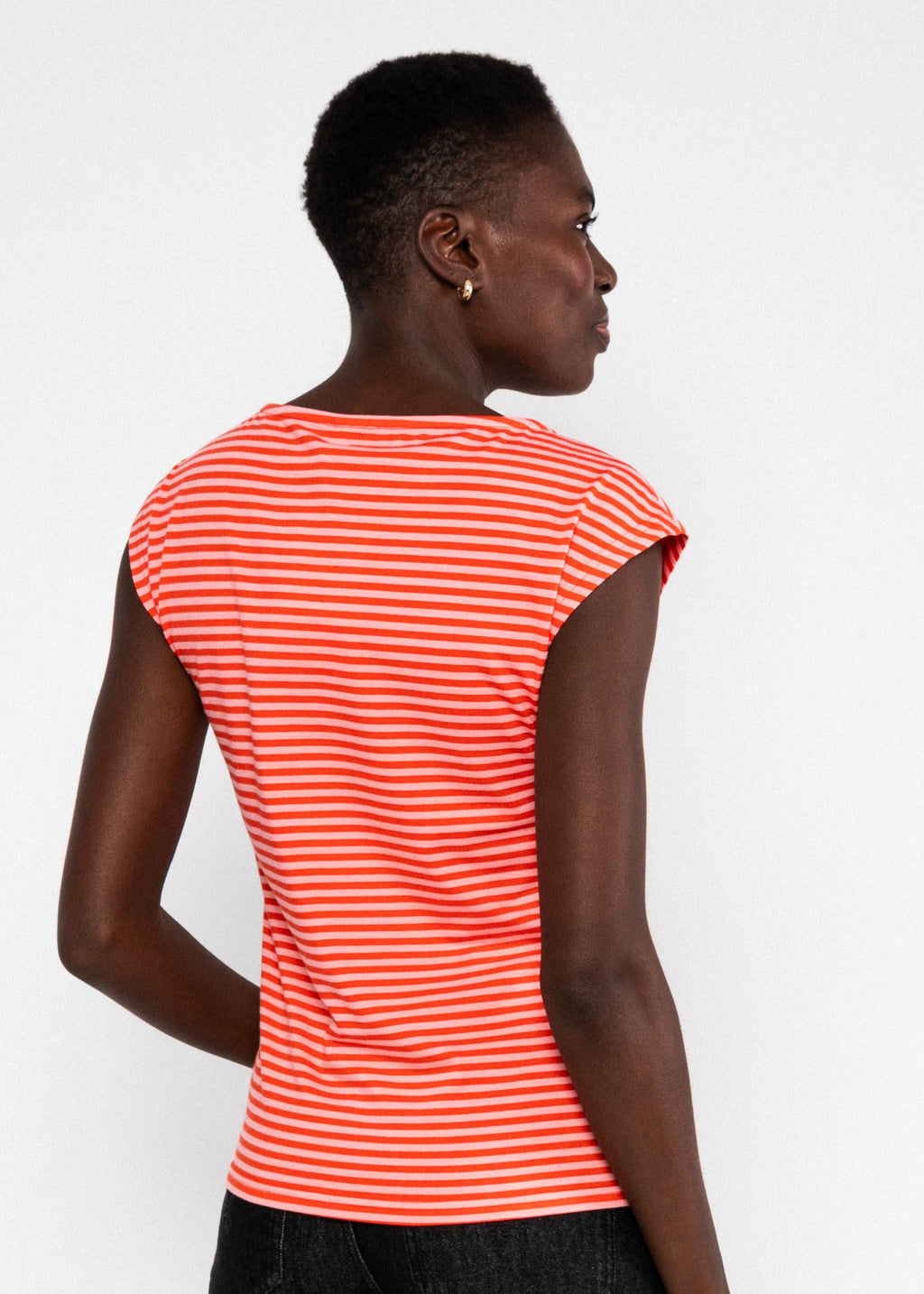 BG T-shirt Boxy babe, red viva el sol