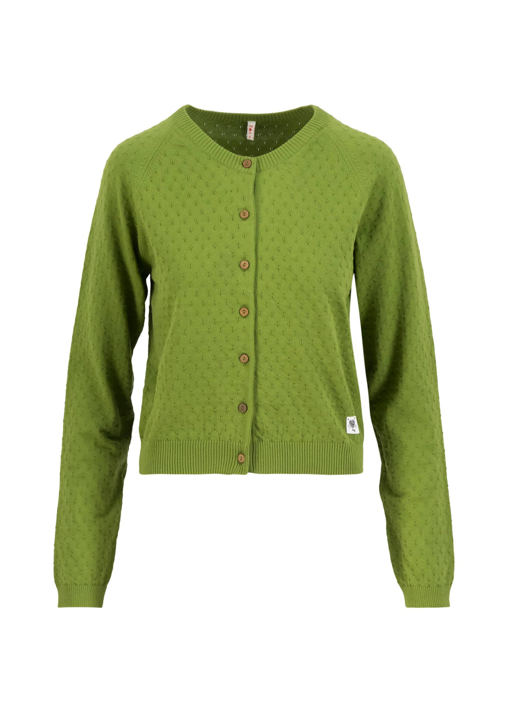 Blutsgeschwister Cardigan Sweet Knit, green kiwifruit
