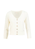 Blutsgeschwister Cardigan Sweet Petite, white grape knit