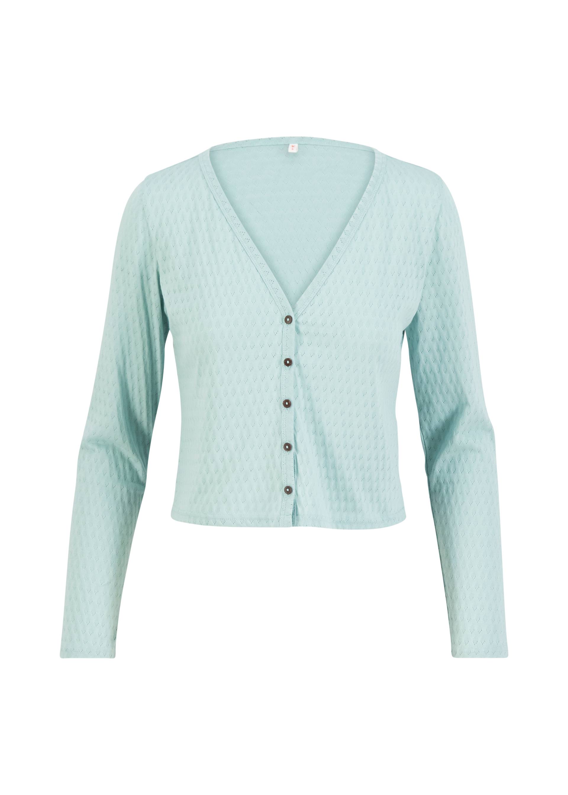 Blutsgeschwister Cardigan Filigree Cardymagig, cat`s paw petrol