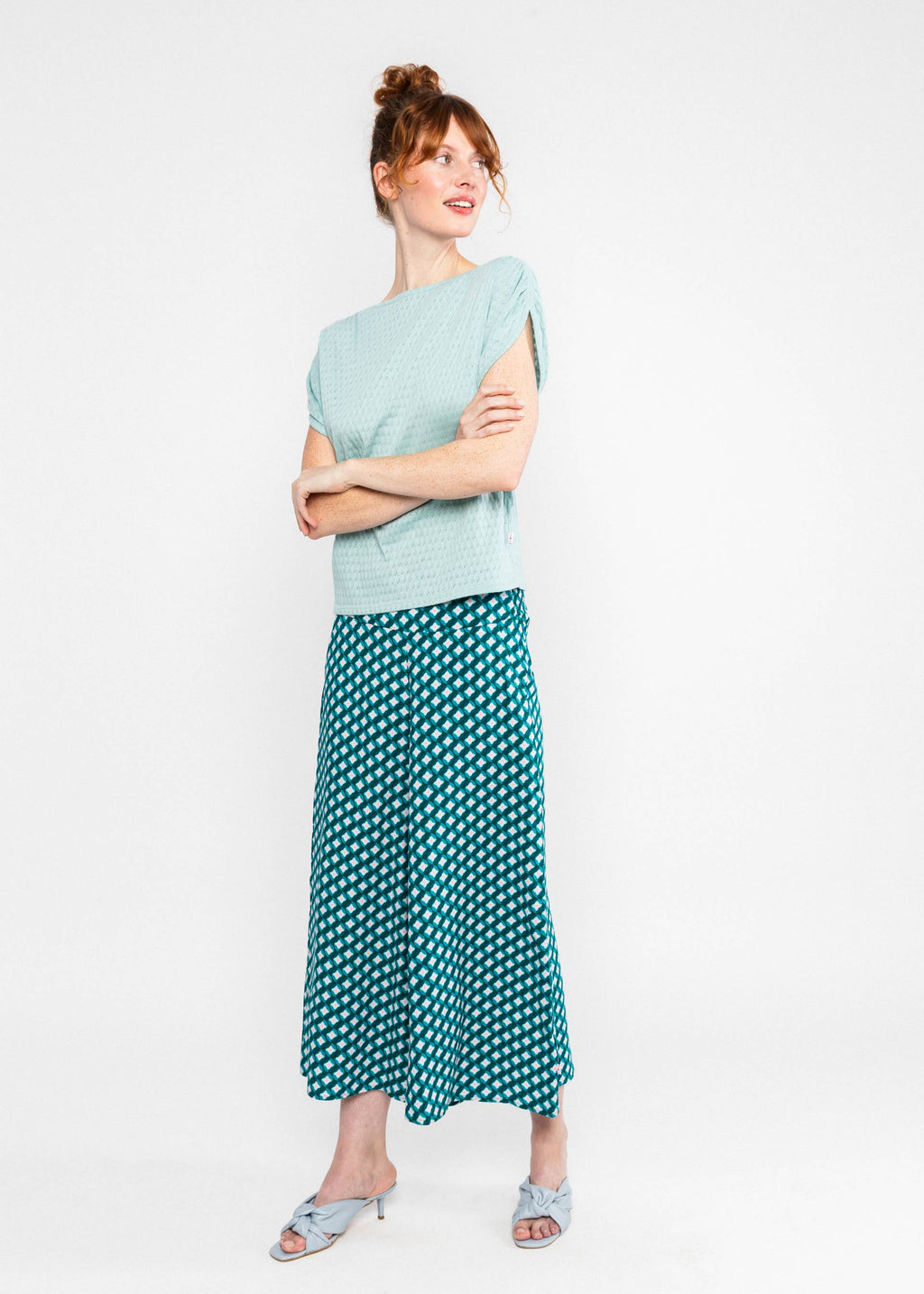 Blutsgeschwister Culotte In Full Bloom, emerald spring night