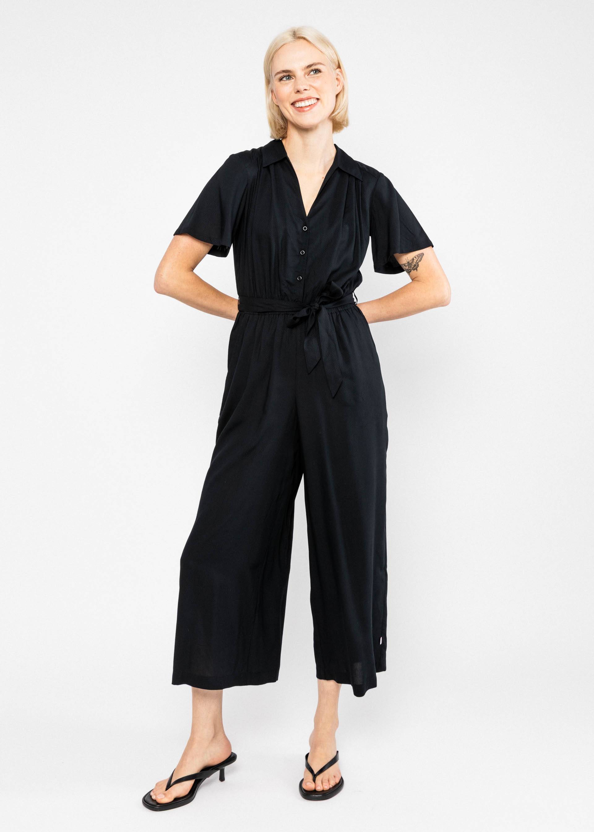 Blutsgeschwister Jumpsuit Charming Steps, black brush