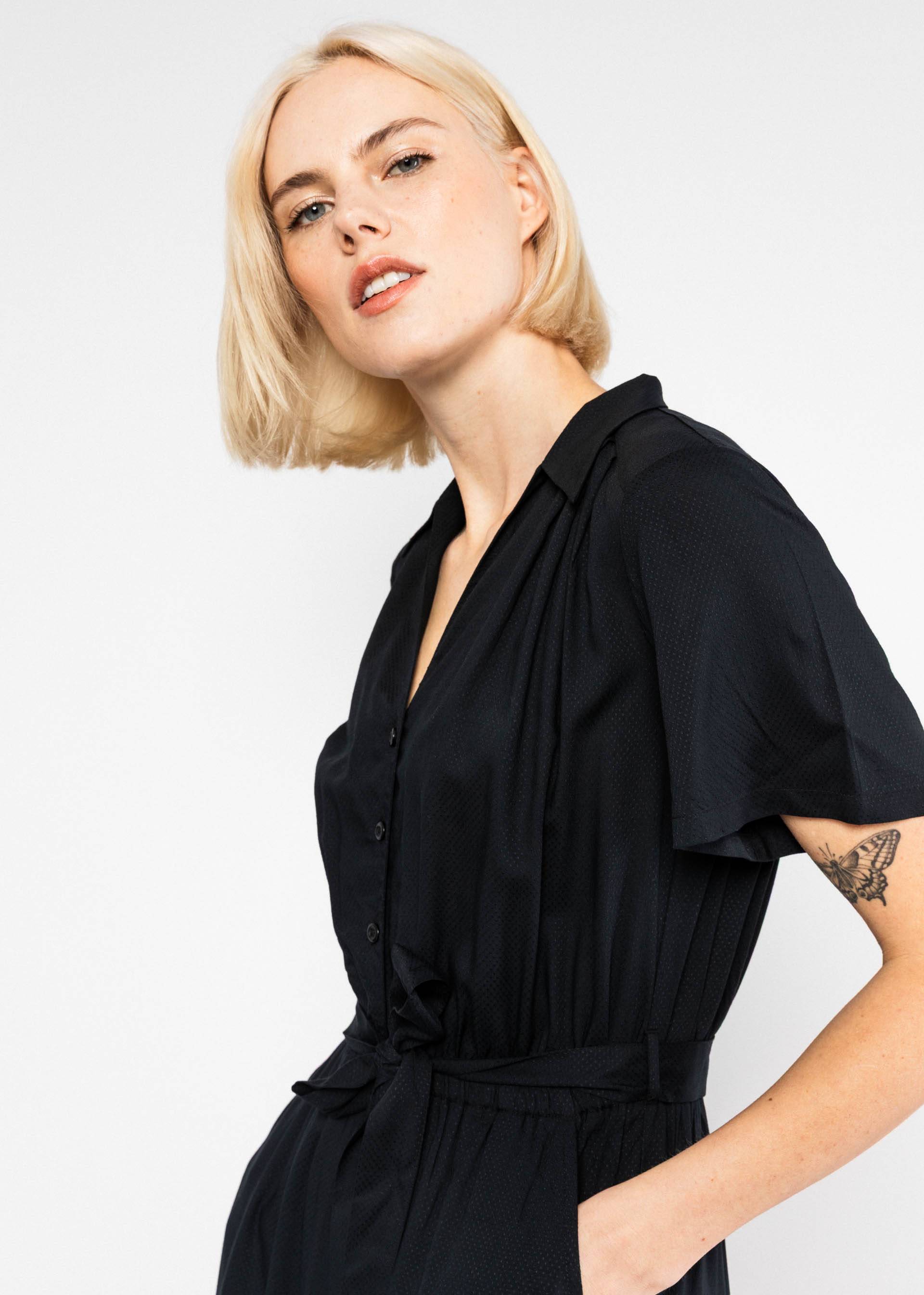 Blutsgeschwister Jumpsuit Charming Steps, black brush
