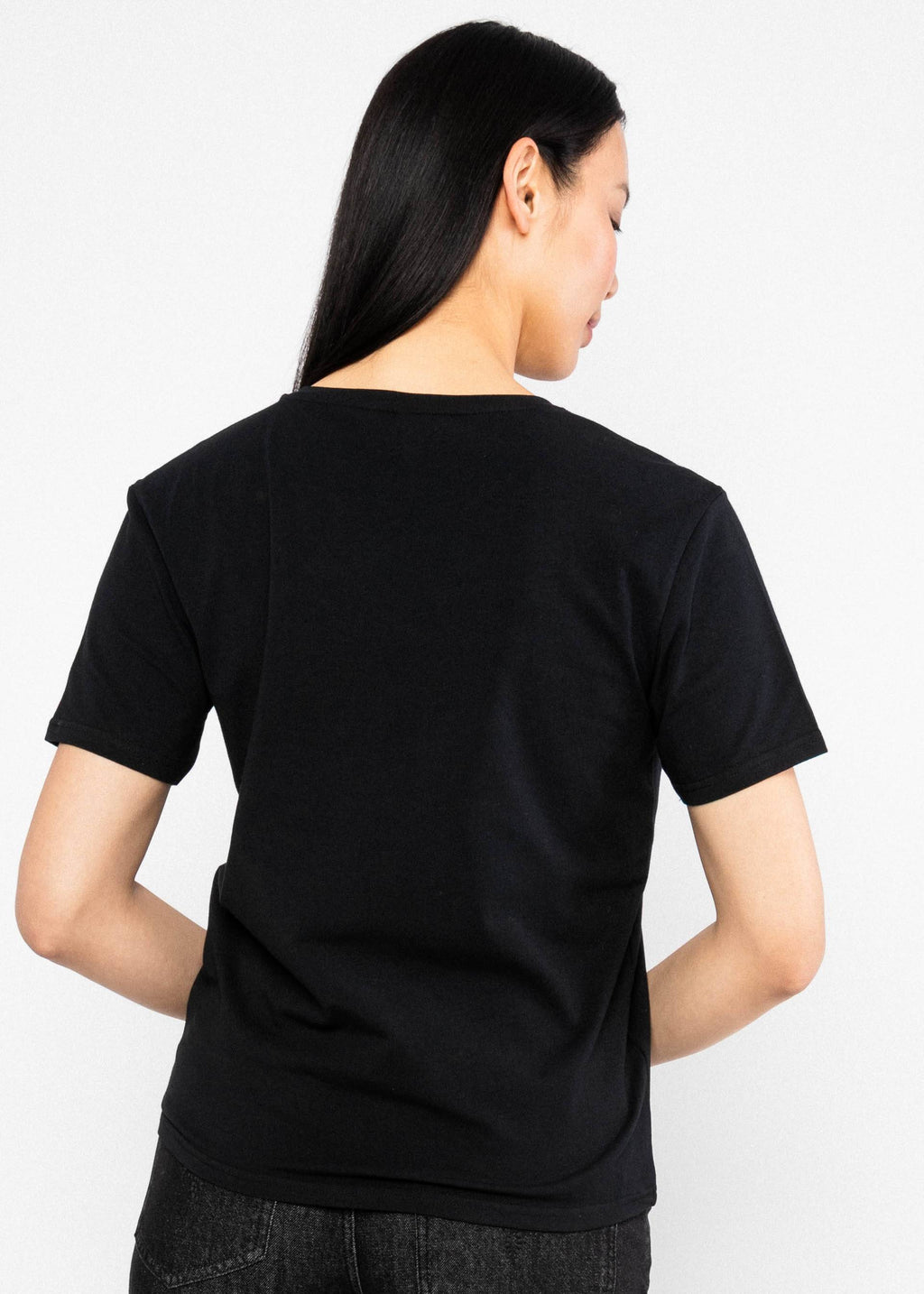 BG Message Tee, Soleil black