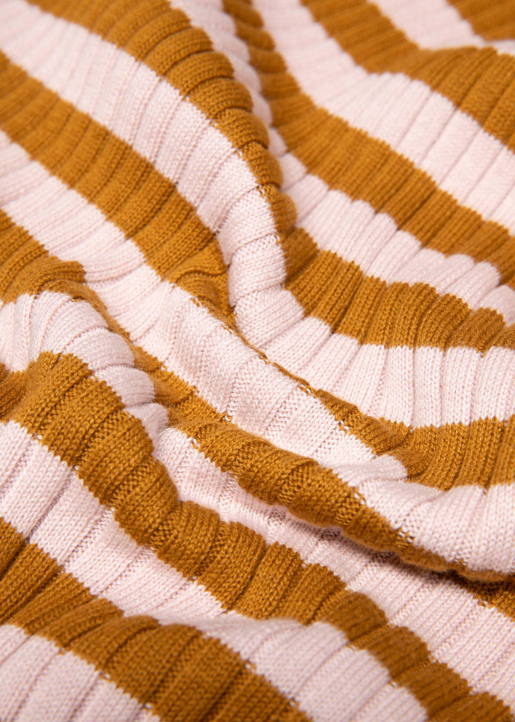 Blutsgeschwister Strickshirt Picnic Friend, chic knit stripe brown