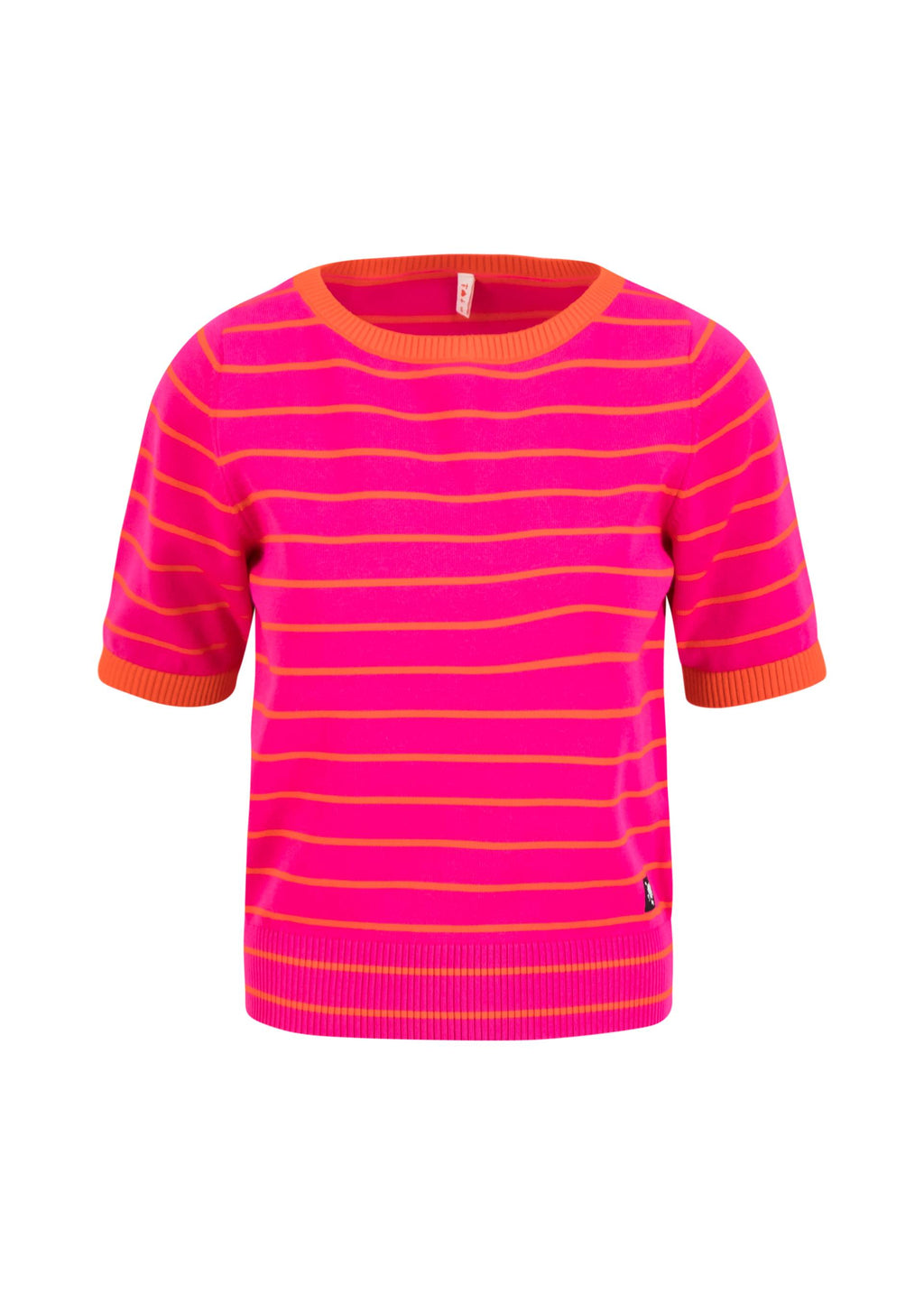 Blutsgeschwister Strickshirt Pretty Preppy, pink picnic parade stripe