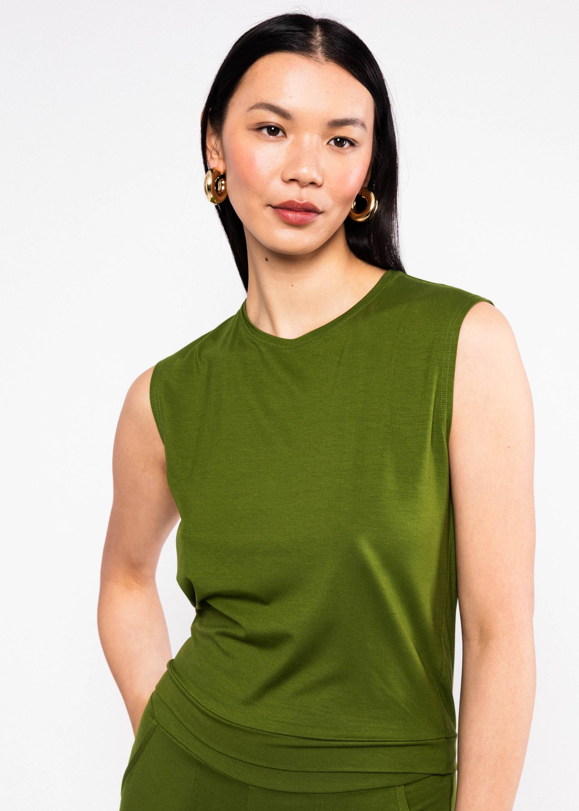 Blutsgeschwister Top Tiny Crew, tropical harm. green